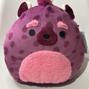 Squishmallow Bundle: Rare Gino the Hyena & Androu Flying Squirrel NWT